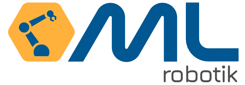 Logo von ML-Robotik, dem Experten für Automation und Robotik